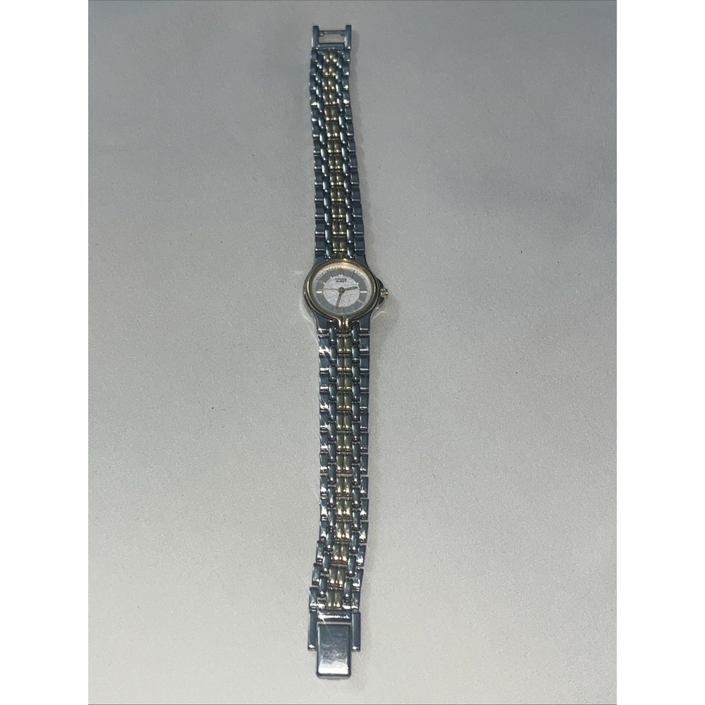 Women's Armitron Quartz Watch, Gold & Silver Tone Rare VTG Needs Battery Old Lot